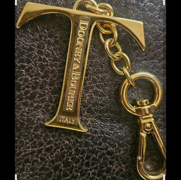 This is a Dooney & Bourke Monogram Pendant Key Chains. Selling The Pair/ Single - Picture 2 of 7